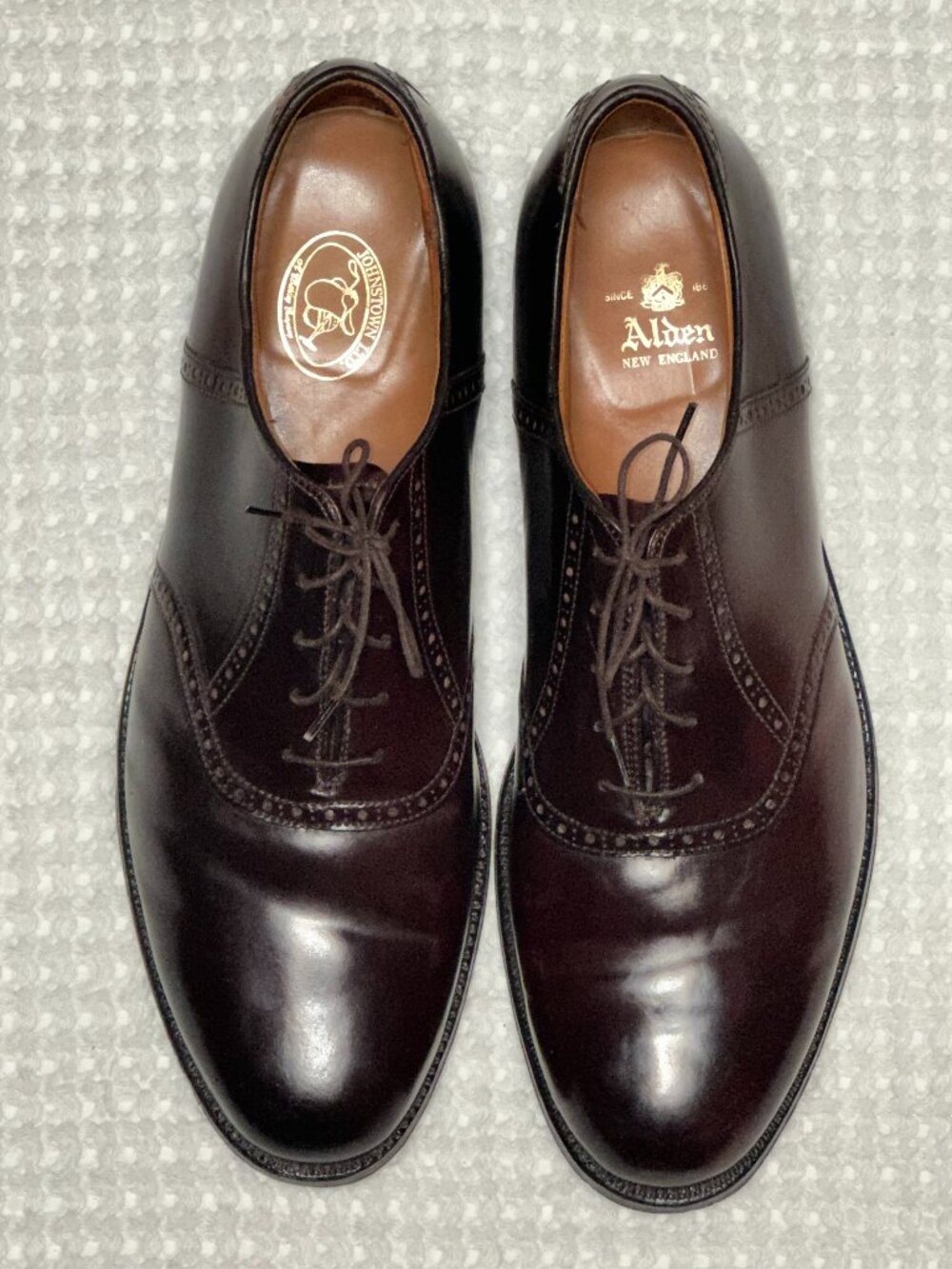 Alden New England Oxford Cordovan Dress Shoes